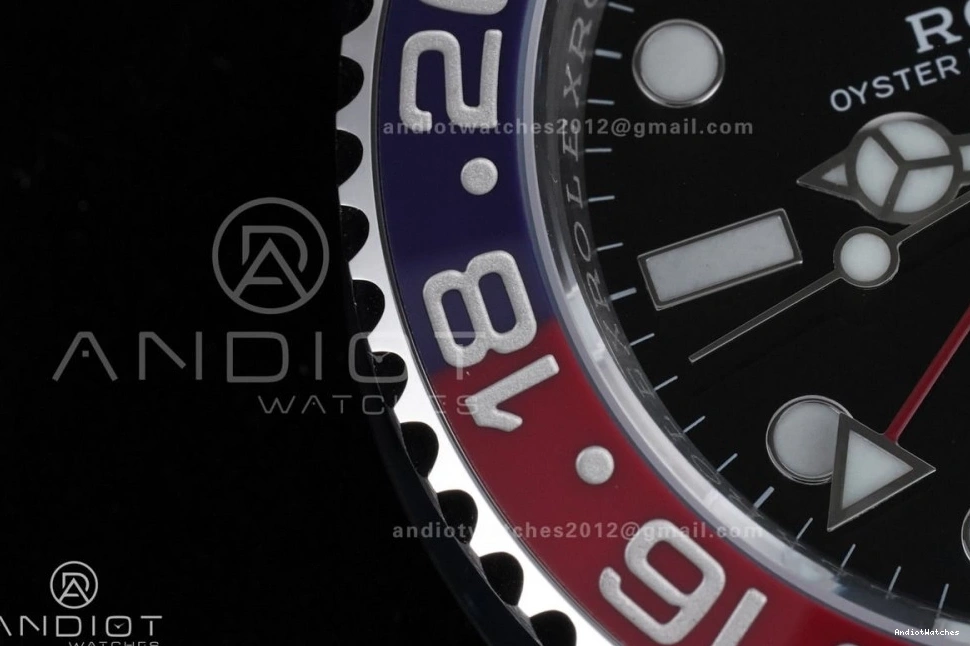 Pepsi BLRO SS Bracelet SH3285 ARF Bezel GMT 858 (UV II 1:1 904L Master New ) Best Edition Oyster On 126710 V OdorResistant 0913